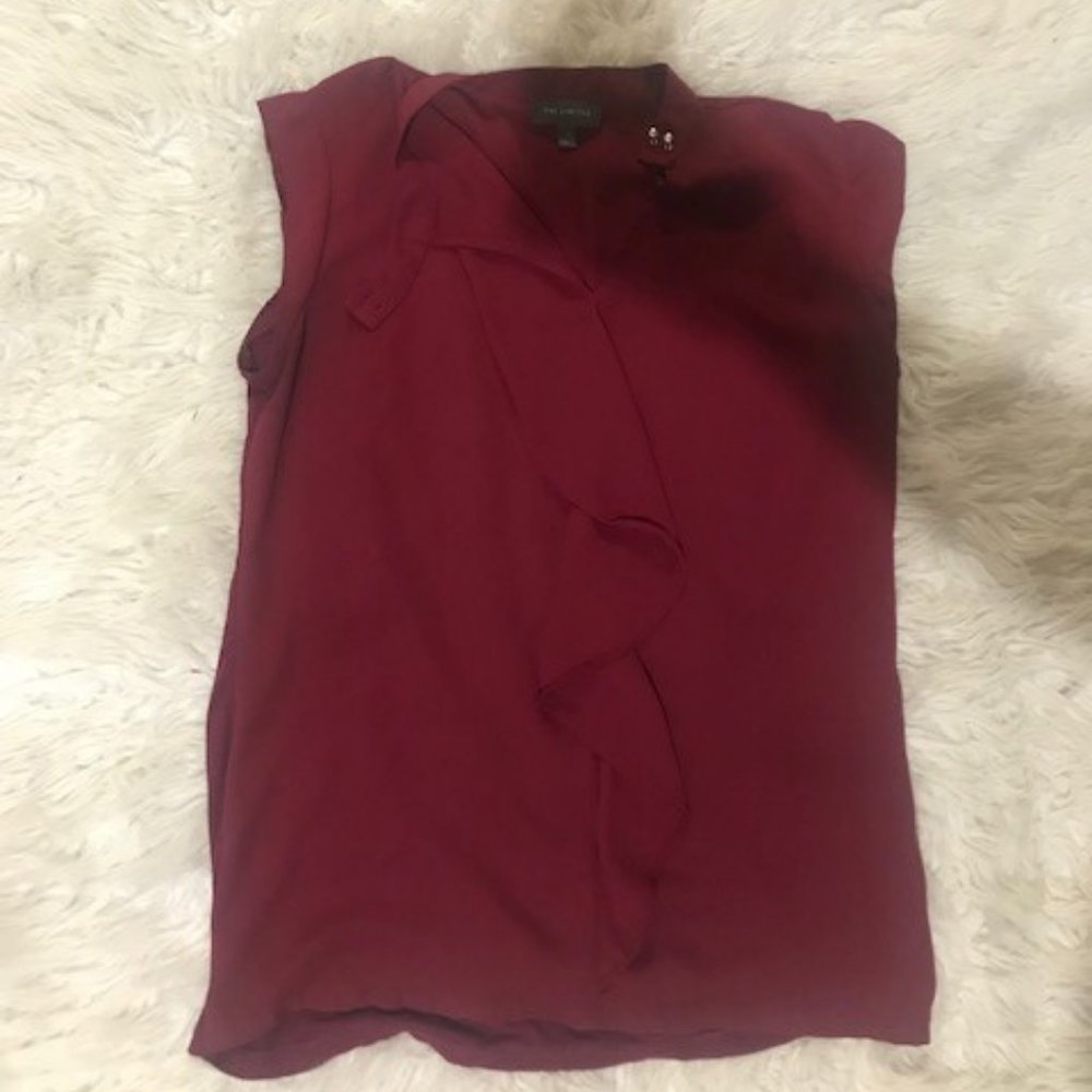 The Limited Maroon Blouse